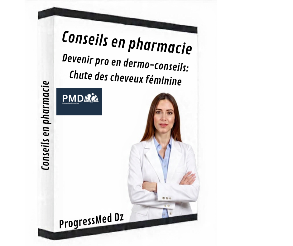 Formation conseil en pharmacie: chute des cheveux féminine